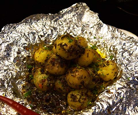 Image Grilled Herb Potatoes