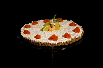 Image Cheesecake with seafood