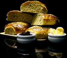 Image Home-baked bread Muesli